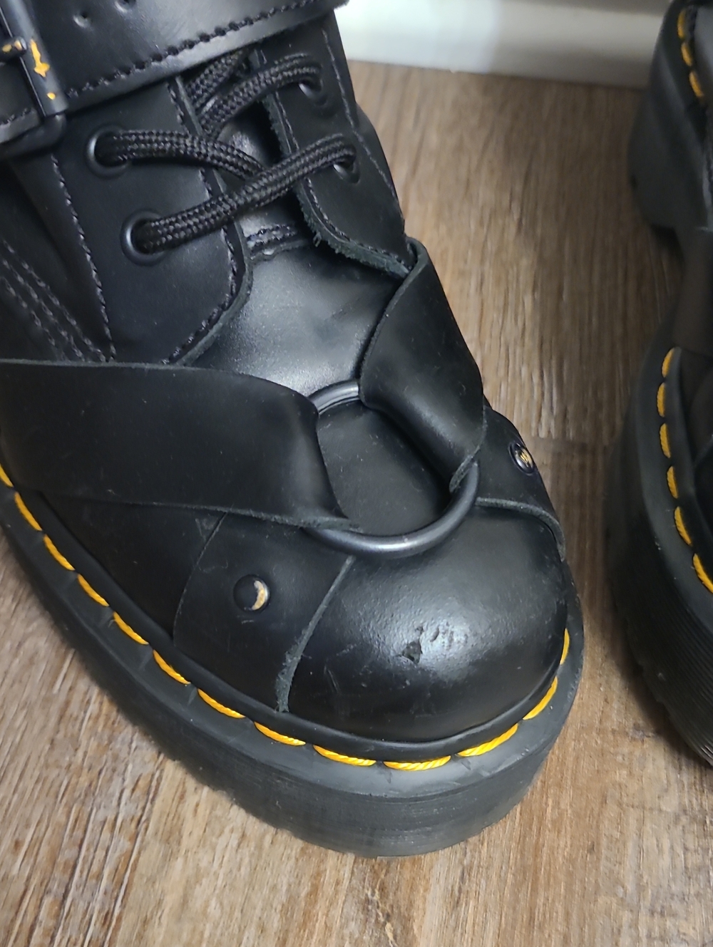 Dr Martens 1914 Quad Harness Platform Boots - Picture 6 of 12